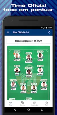 Club dos Mitos Cartola android App screenshot 6